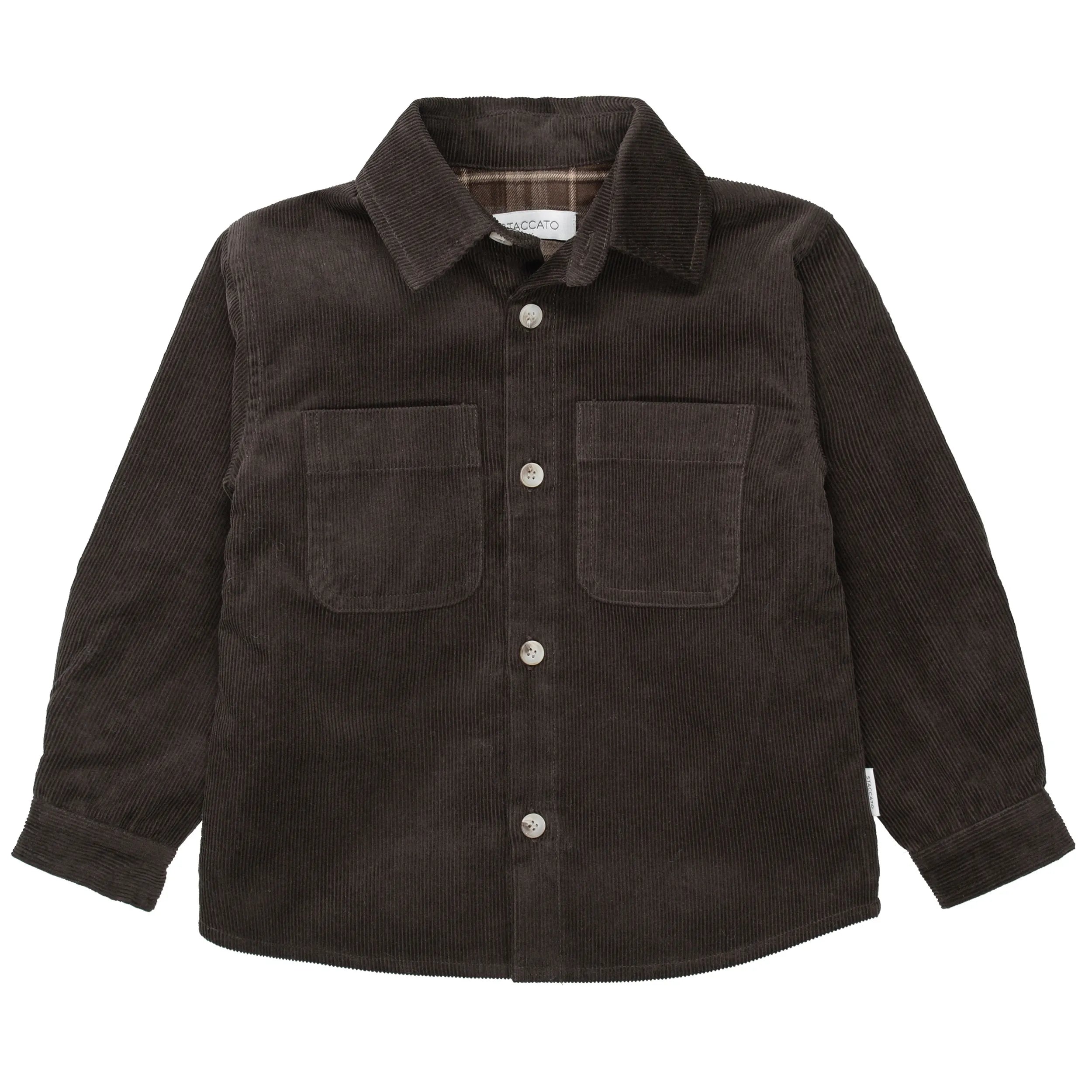 Cordovershirt aus Baumwolle
