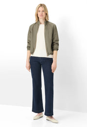 Blouson-Jacke mit Stehkragen
