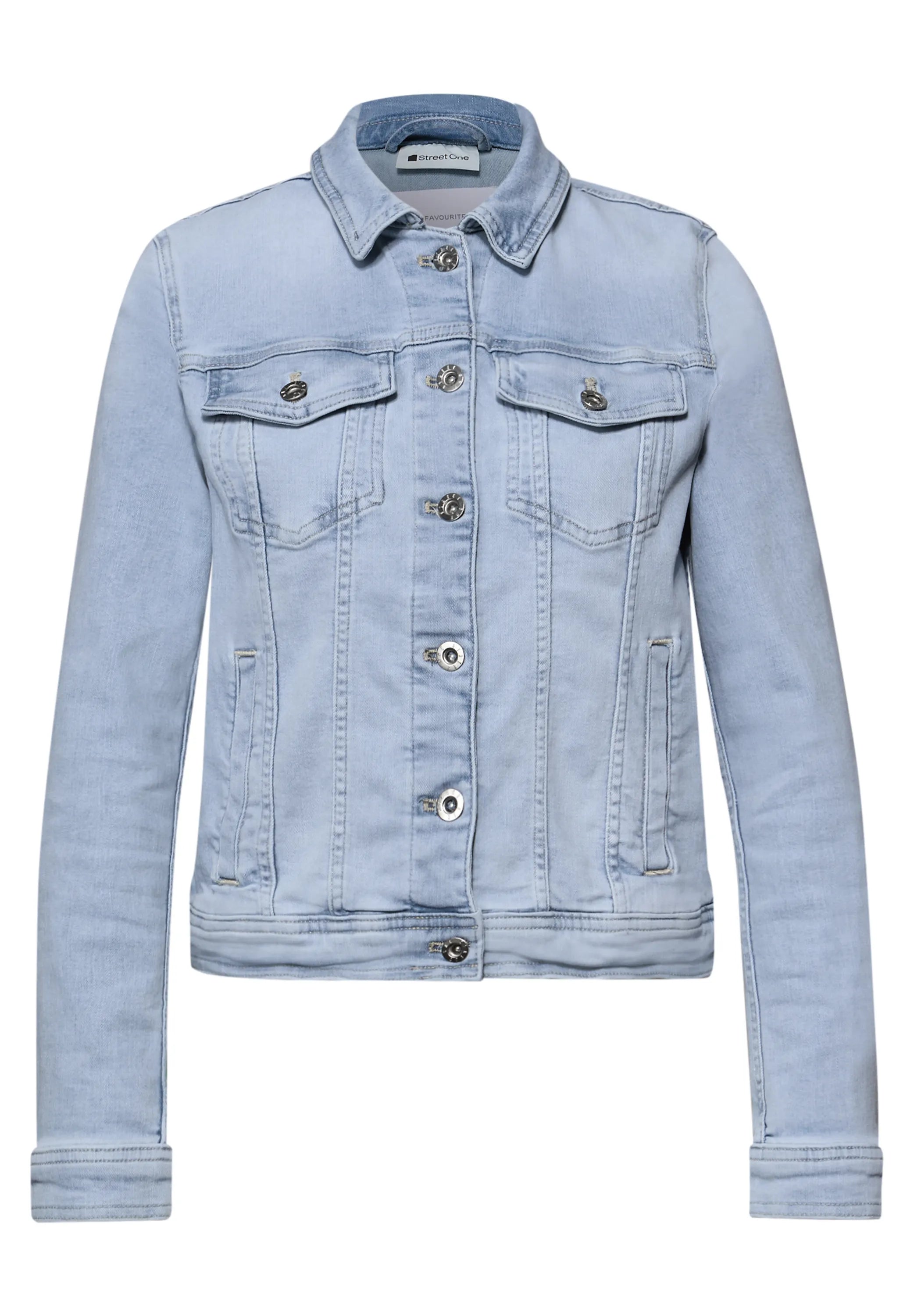 Jeansjacke Regular Fit aus aus Baumwollmix