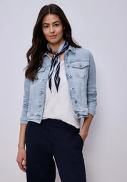 Jeansjacke Regular Fit aus aus Baumwollmix