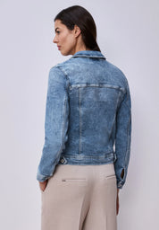 Jeansjacke aus Baumwollmix