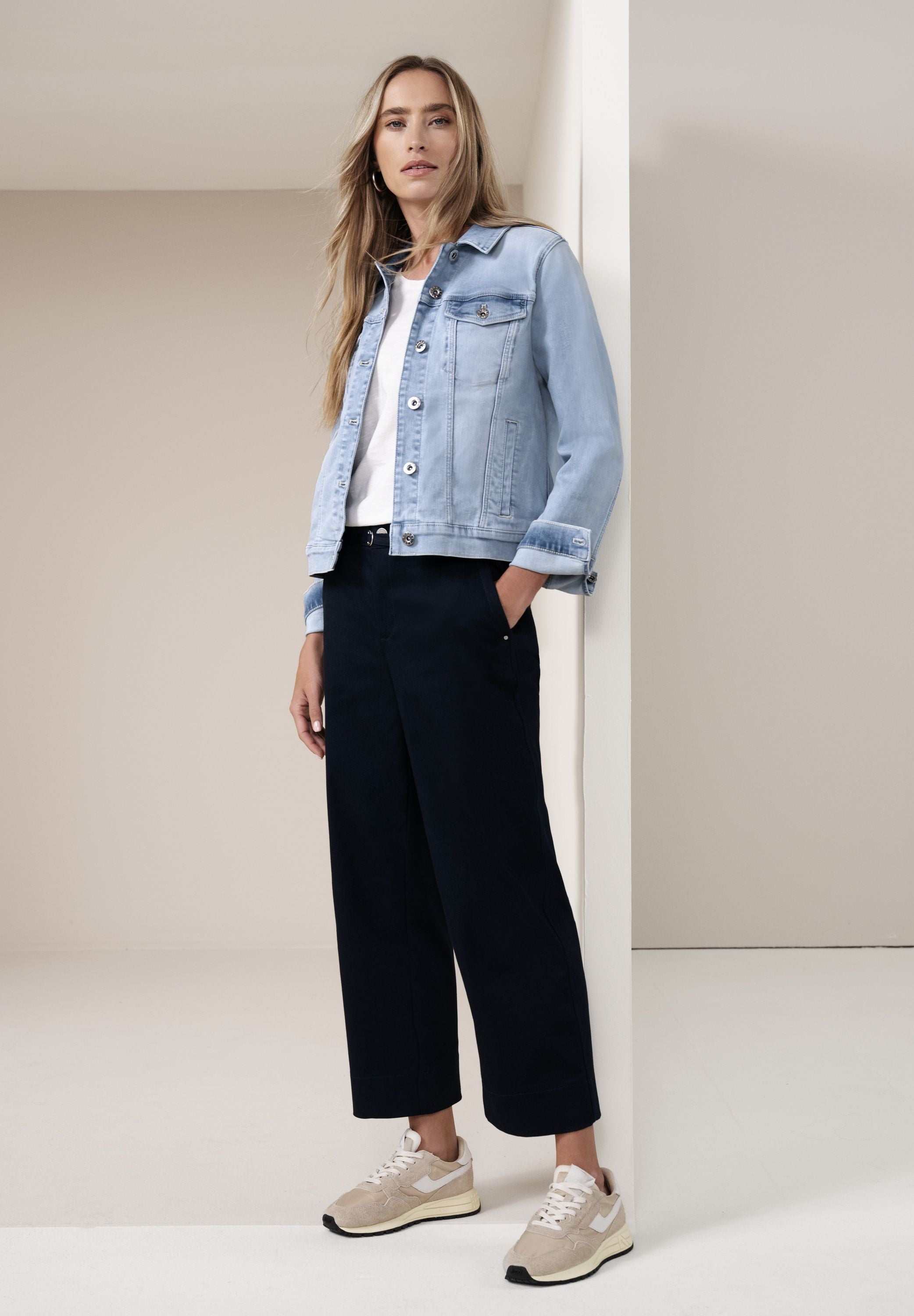Jeansjacke Regular Fit aus aus Baumwollmix