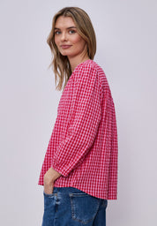 Bluse VICHY aus Baumwolle
