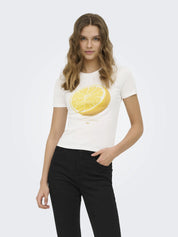 T-Shirt ONLPRINCESS aus Baumwolle