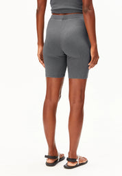 Shorts aus Rippstrick
