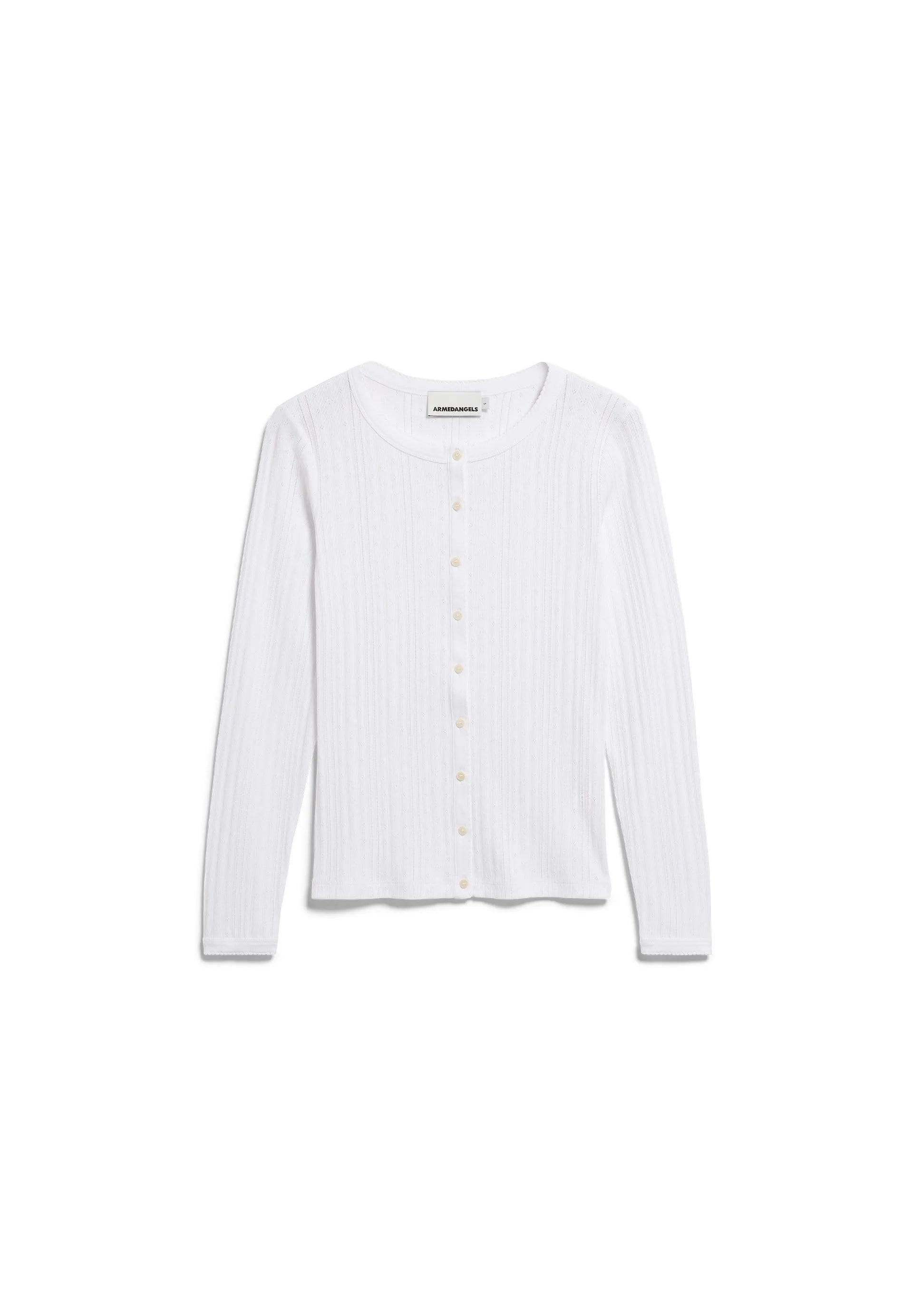 Strick-Cardigan POINTELLE aus Bio-Baumwolle