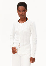 Strick-Cardigan POINTELLE aus Bio-Baumwolle