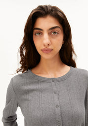 Strick-Cardigan POINTELLE aus Bio-Baumwolle