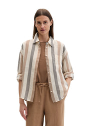 Bluse gestreift Regular Fit