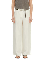 Hose Wide Leg aus Leinenmix