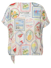 Bluse gemustert