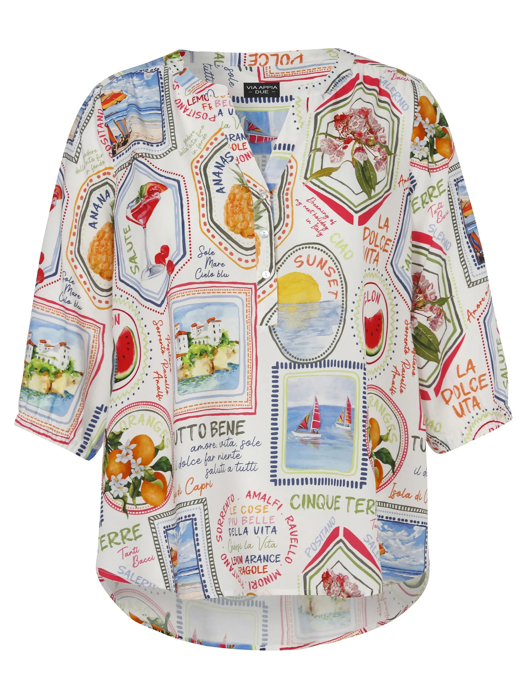 Bluse aus Viskose