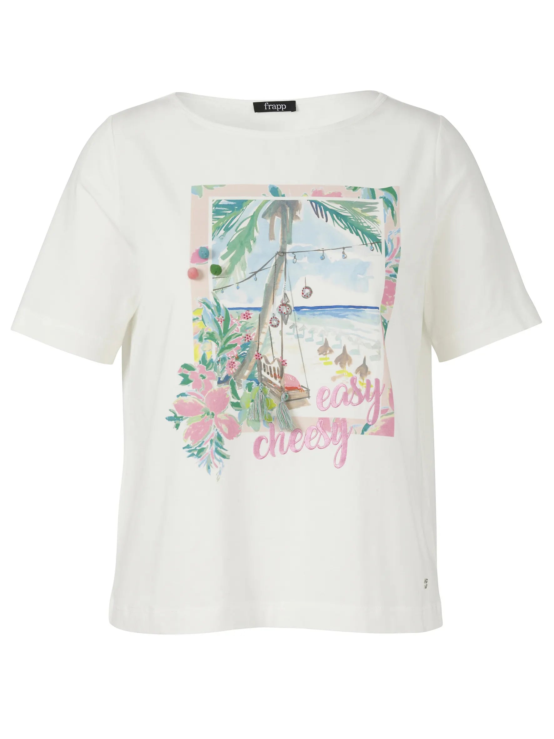 T-Shirt aus Baumwollmix