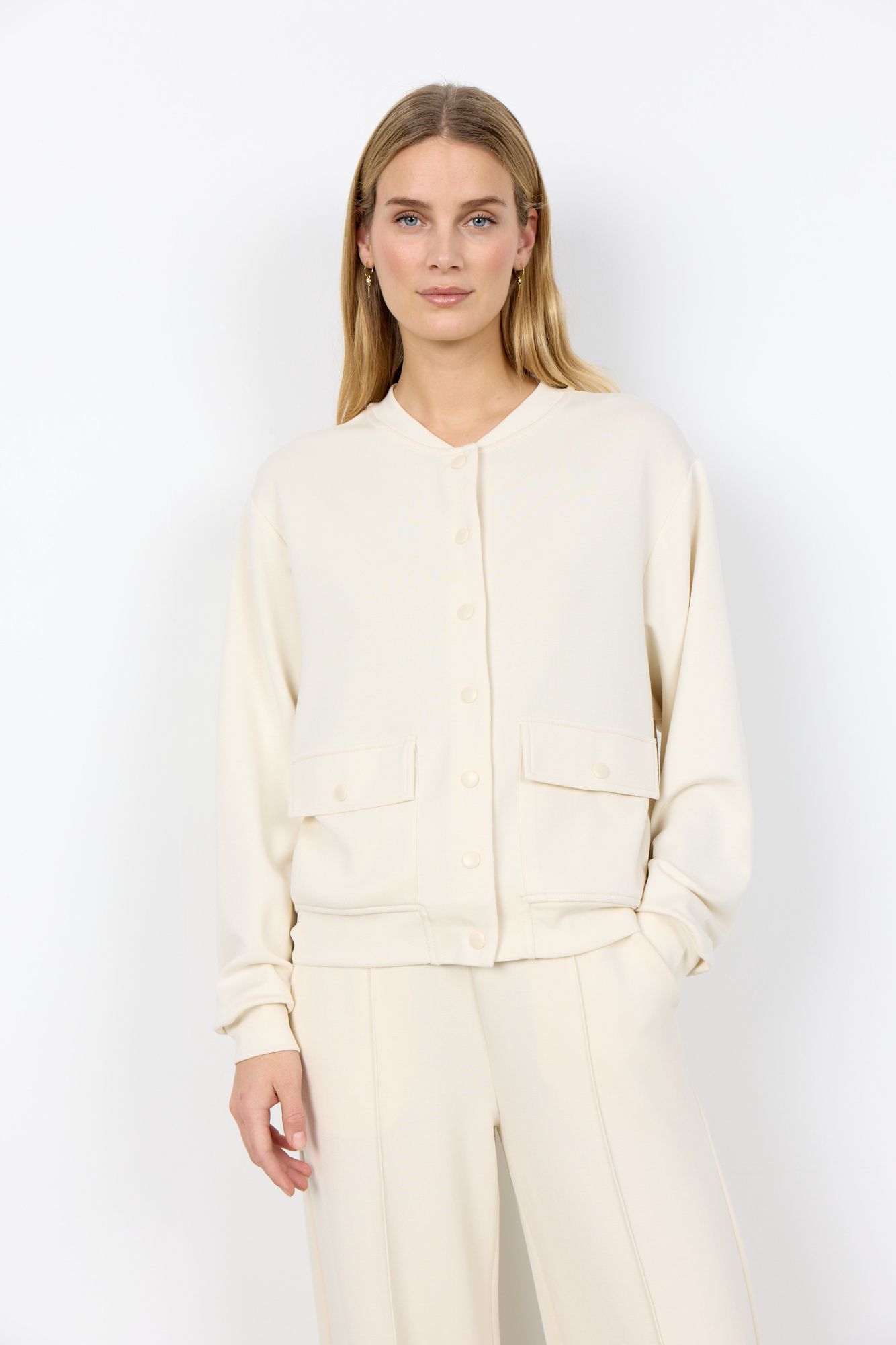 Sweatshirtjacke aus Modalmix