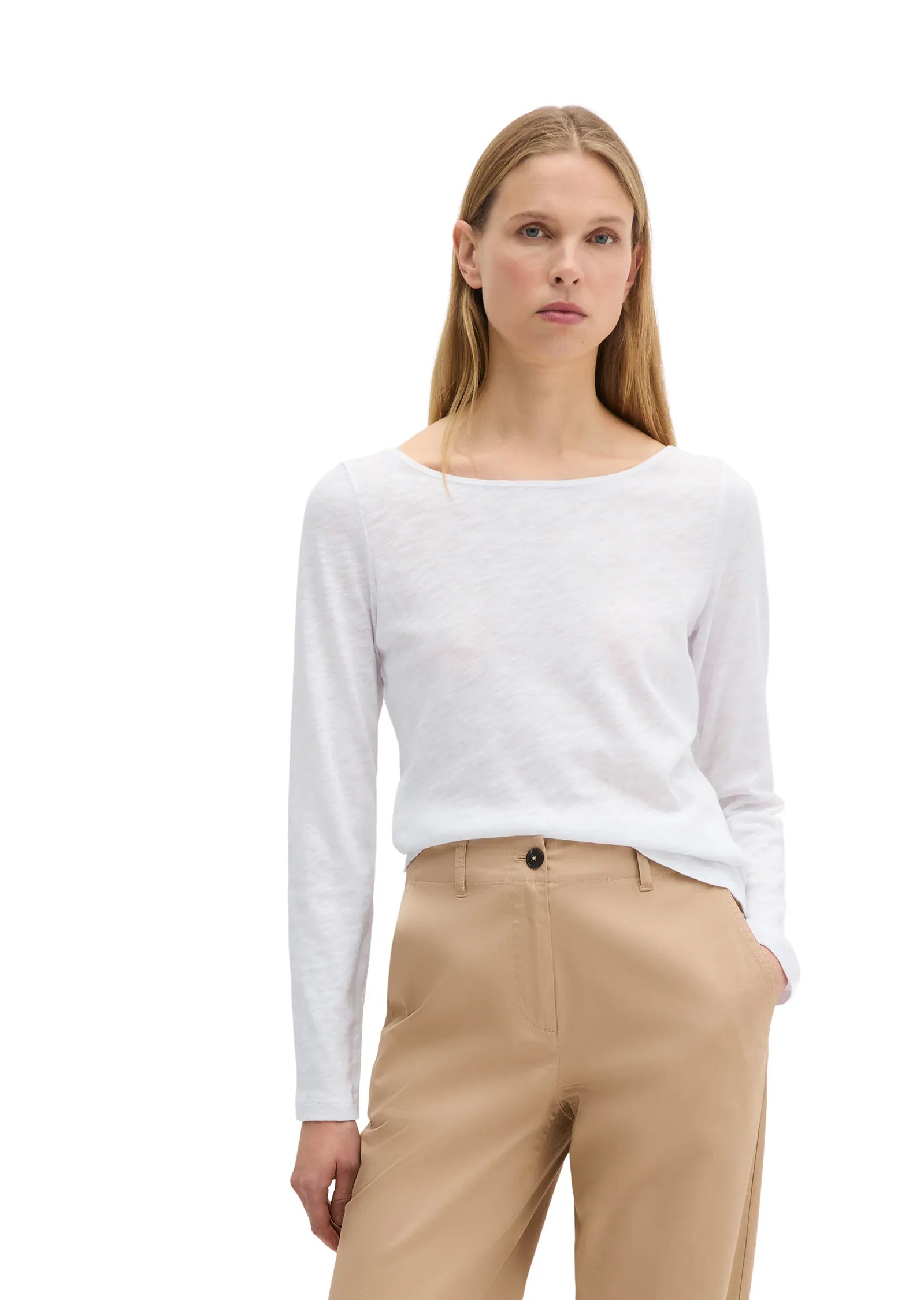 Langarmshirt aus Baumwolle