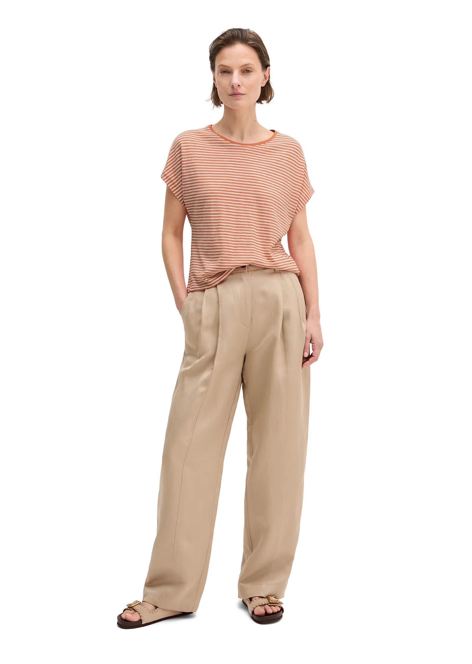 T-Shirt gestreift Regular Fit