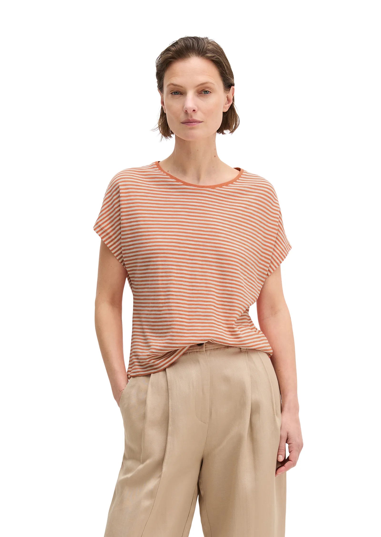 T-Shirt gestreift Regular Fit