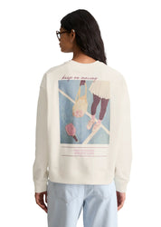 Sweatshirt oversized aus Baumwolle