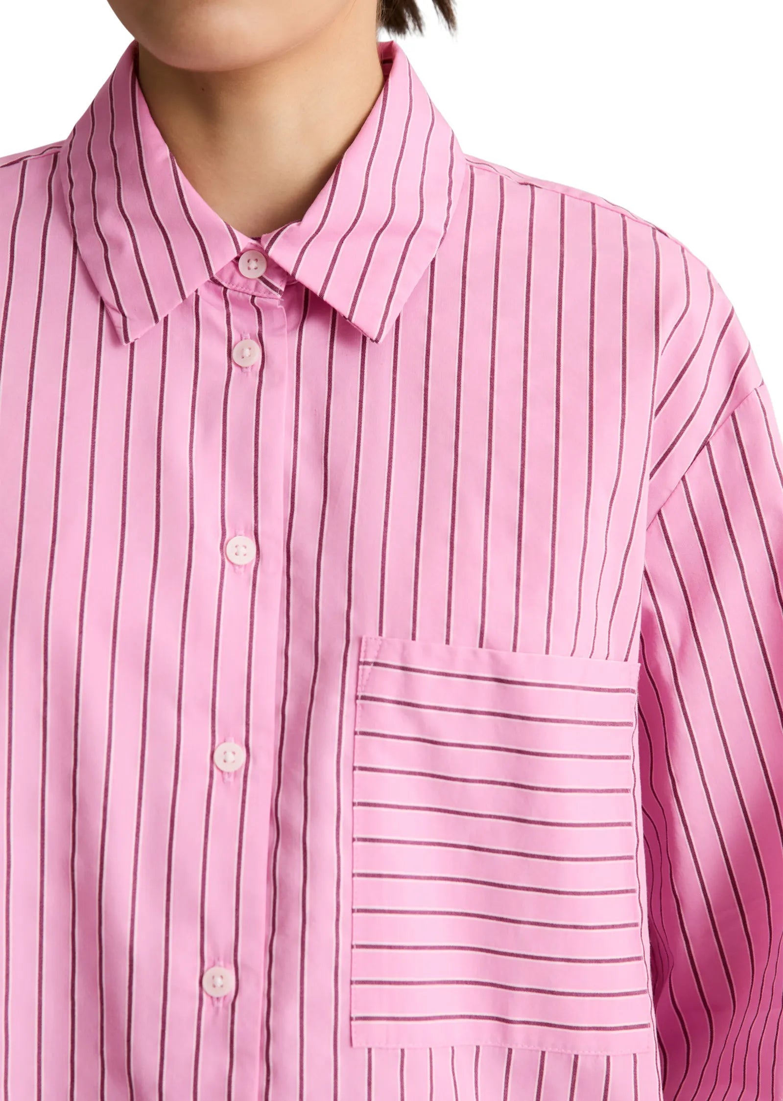 Bluse aus Baumwollmix