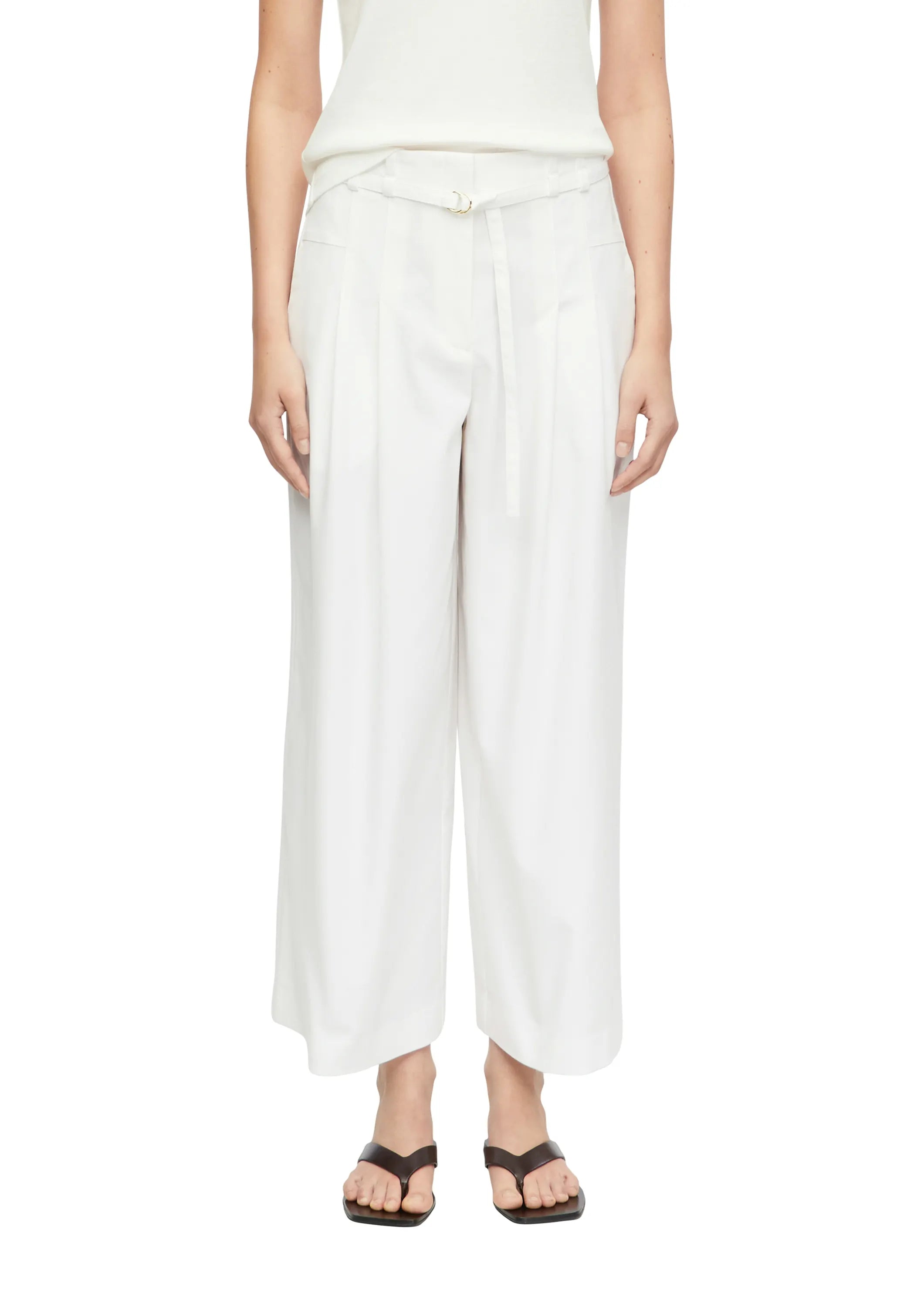 Bundfaltenhose Wide Leg
