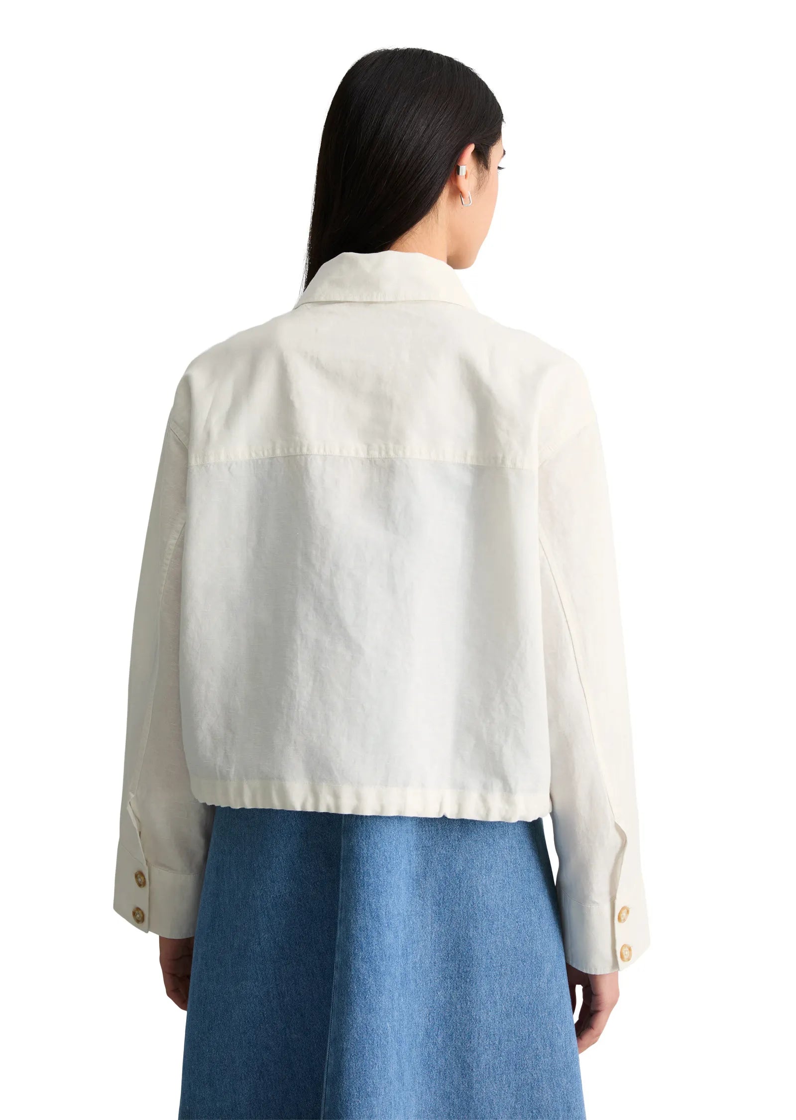 Leinenovershirt Relaxed Fit