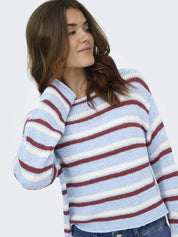 Strickpullover ONLGEENA gestreift