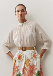 Bluse Regular Fit aus Lyocell