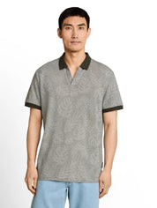 Jacquard Polo-Shirt mit Muster