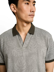 Jacquard Polo-Shirt mit Muster