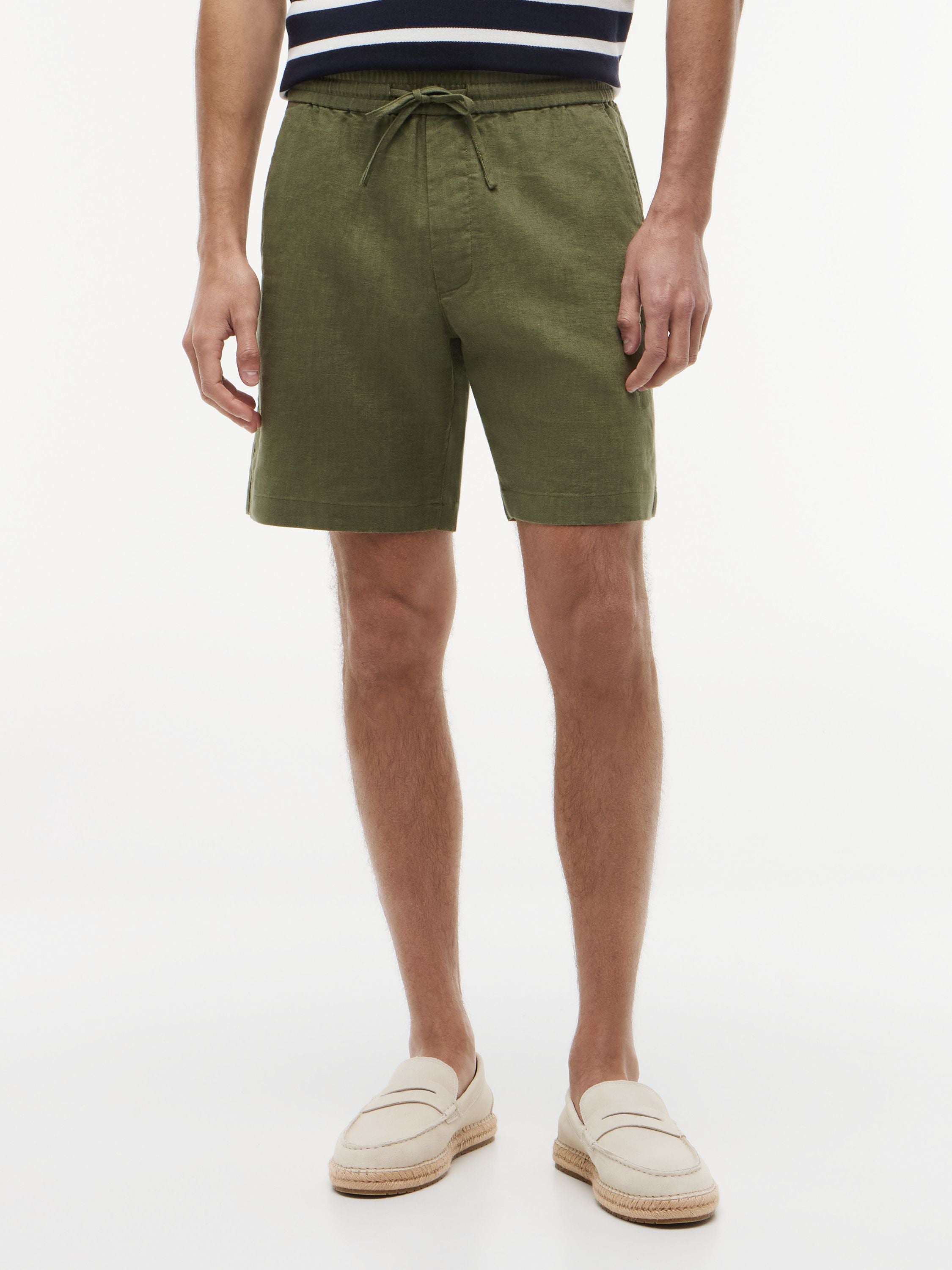 Leinenshorts Regular Fit