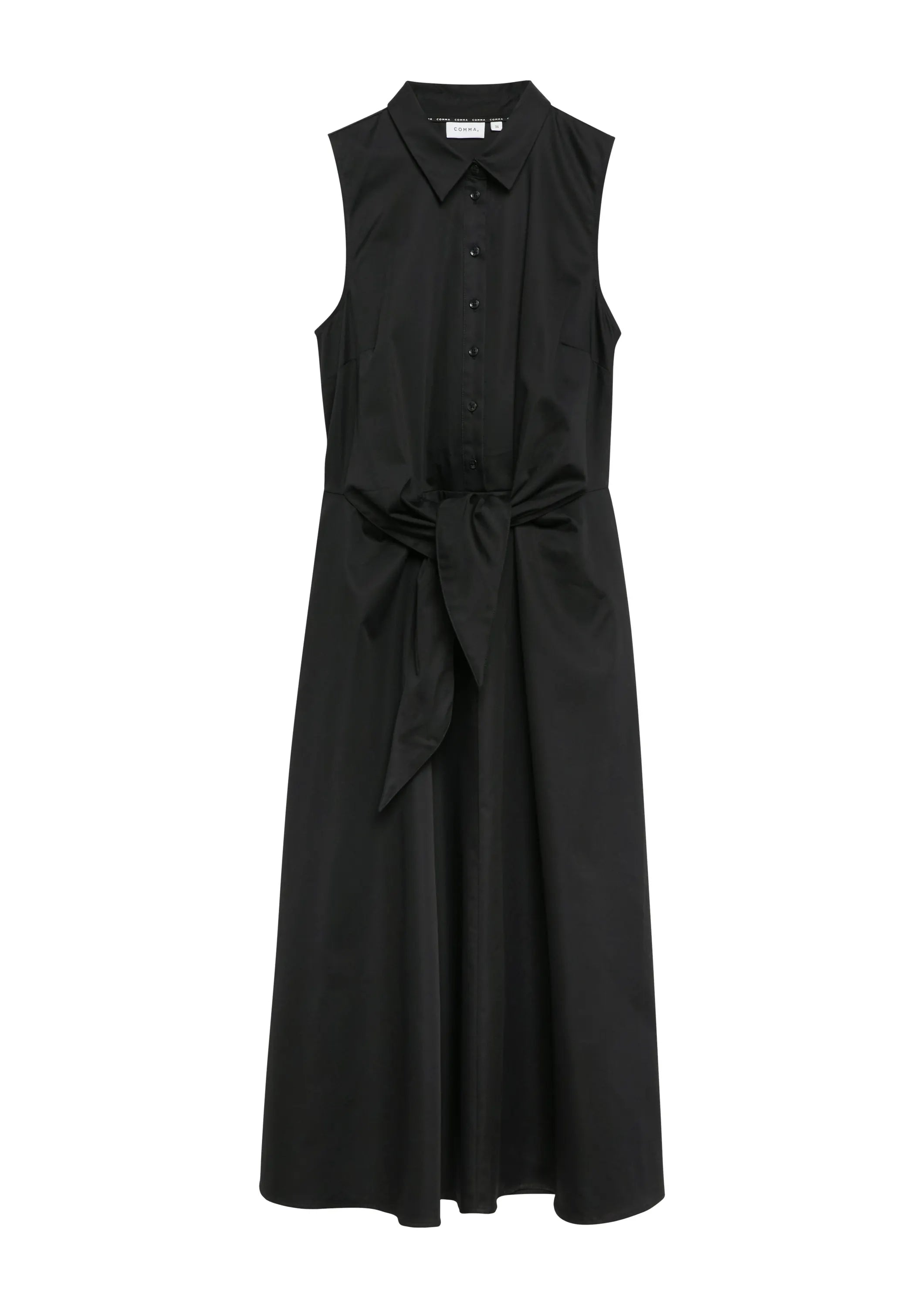 Hemdblusenkleid Midi aus Baumwollmix