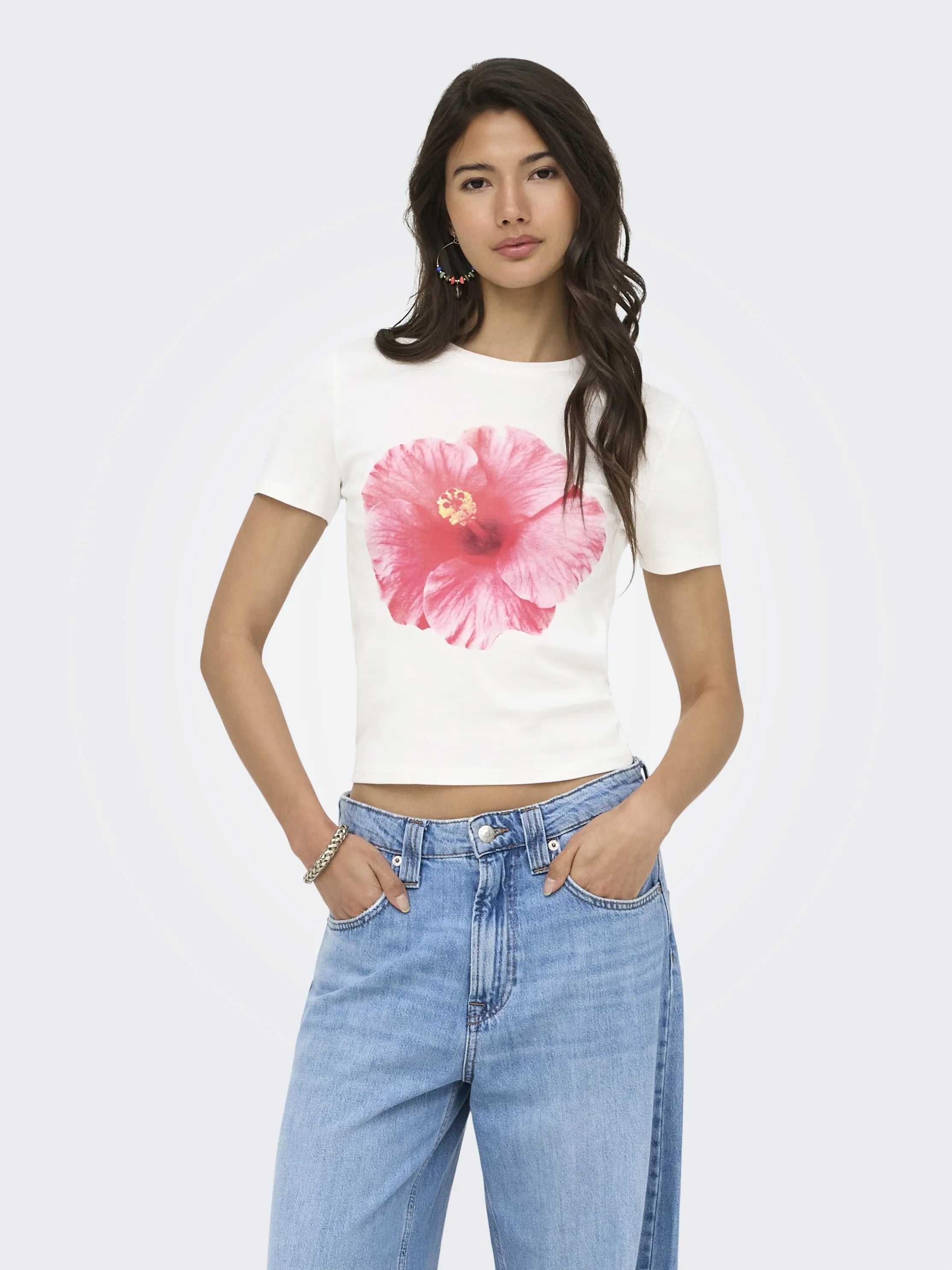 T-Shirt ONLPRINCESS aus Baumwolle