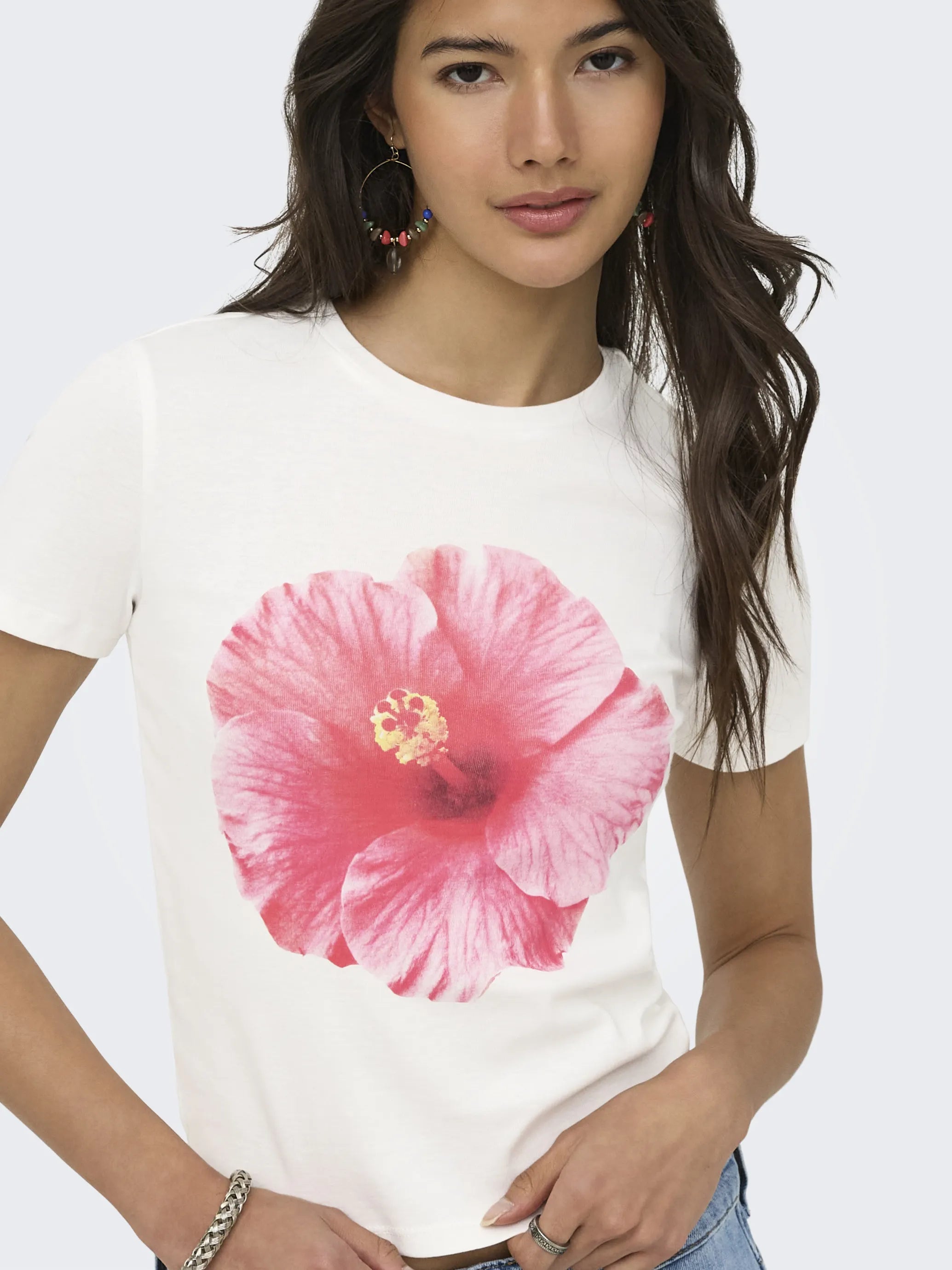 T-Shirt ONLPRINCESS aus Baumwolle
