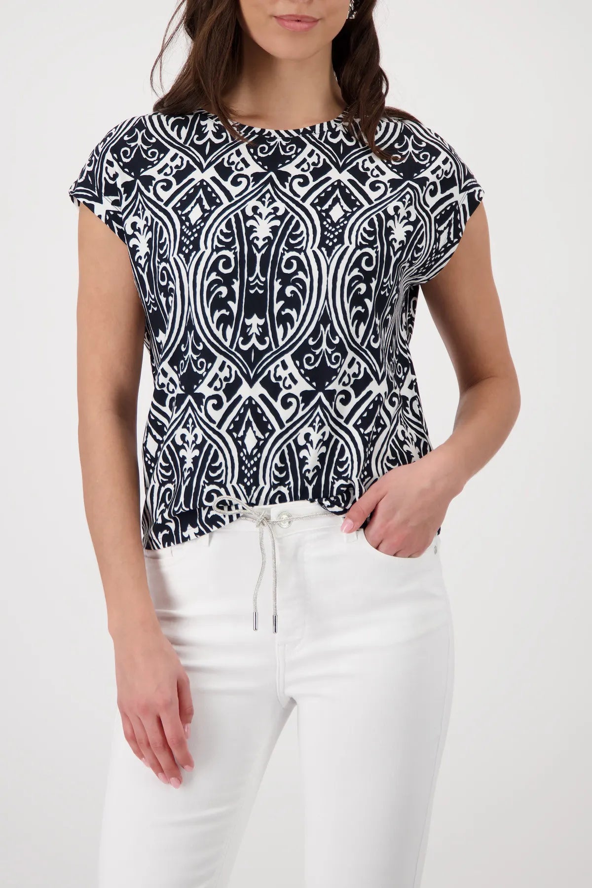 T-Shirt aus Viskose