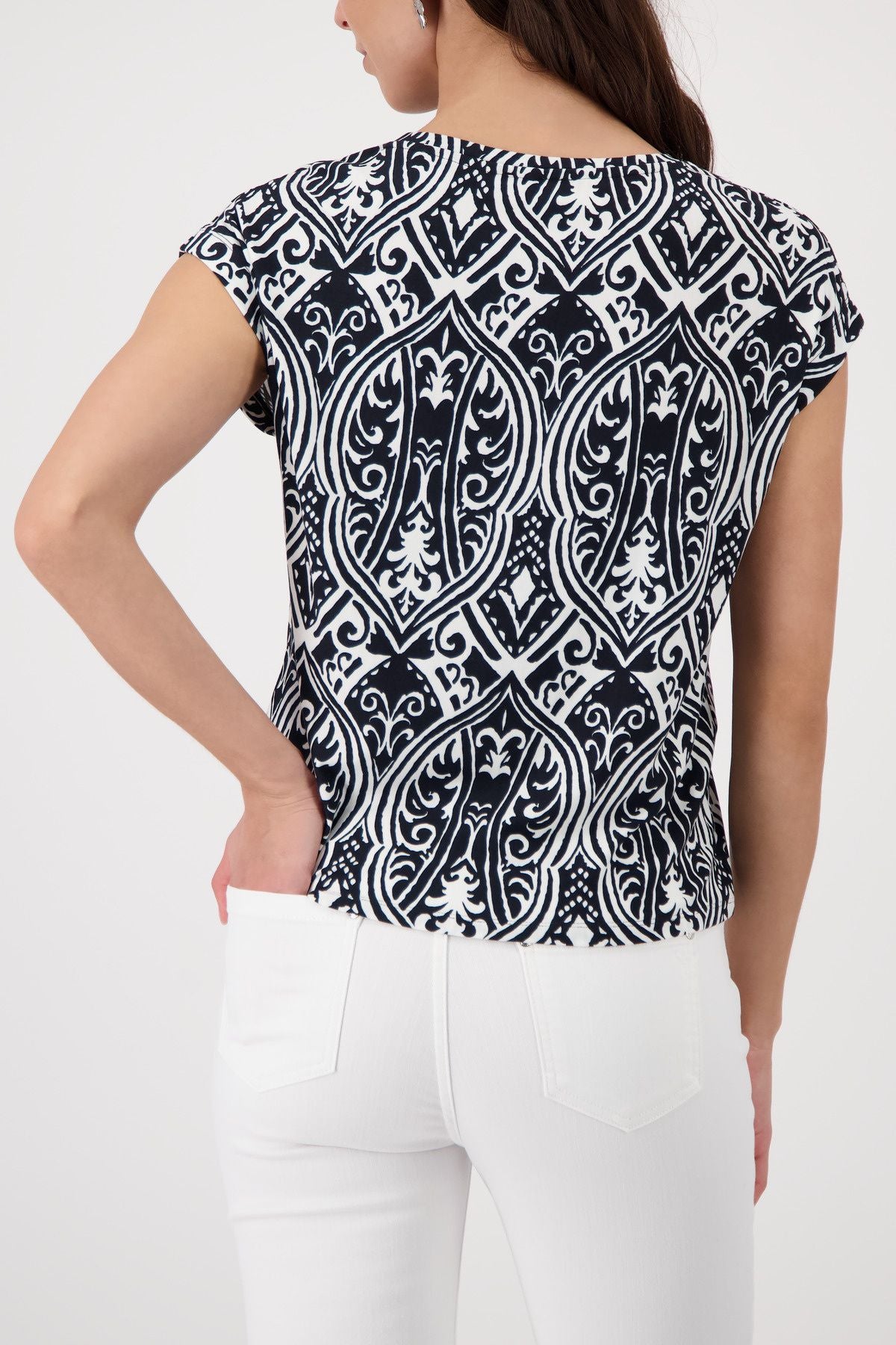 T-Shirt aus Viskose