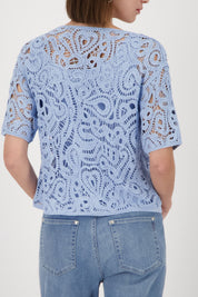 Strickpullover mi Cornelly-Muster