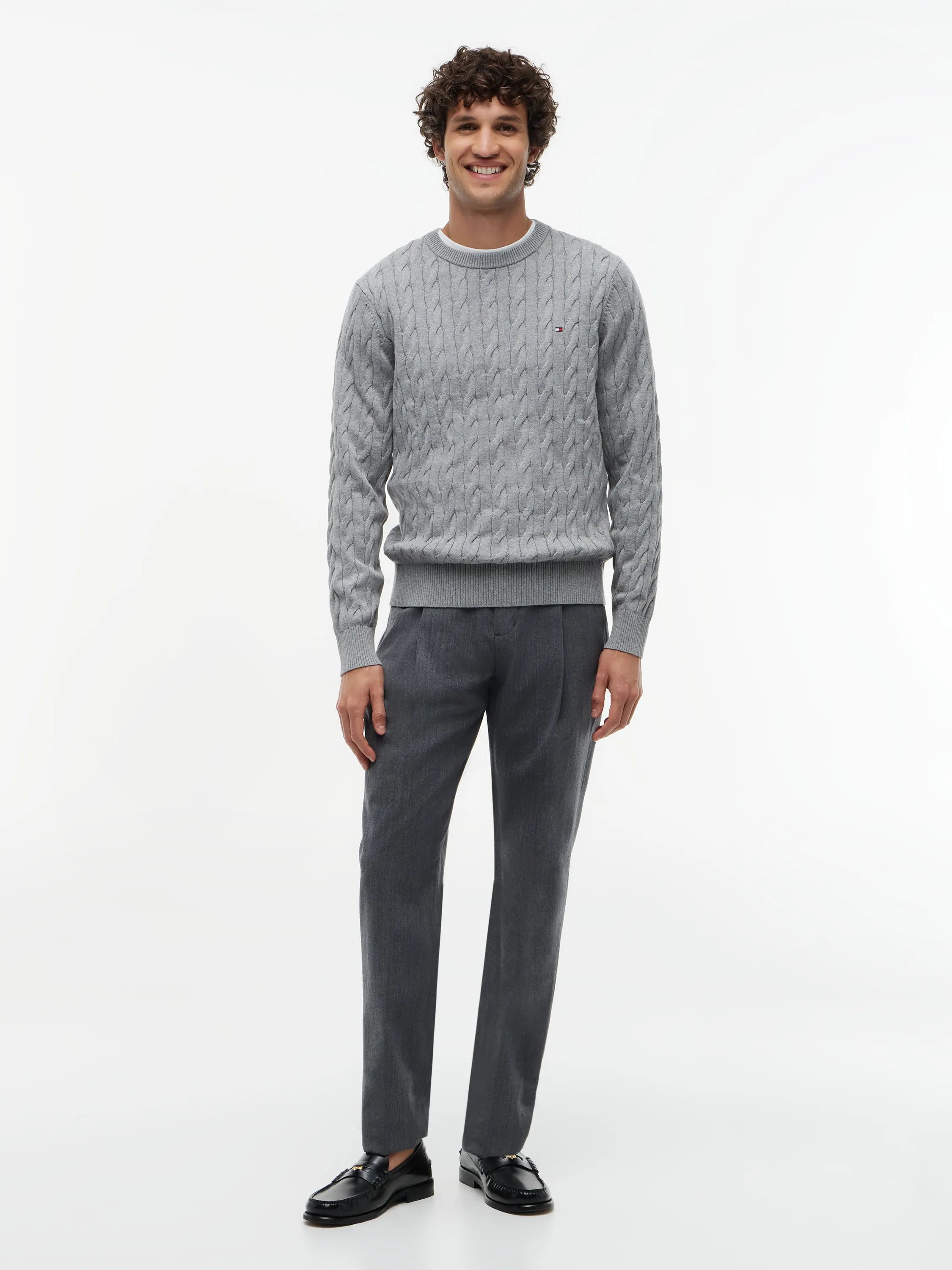 Feinstrickpullover mit Musterung