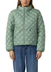 Steppjacke mit Stehkragen