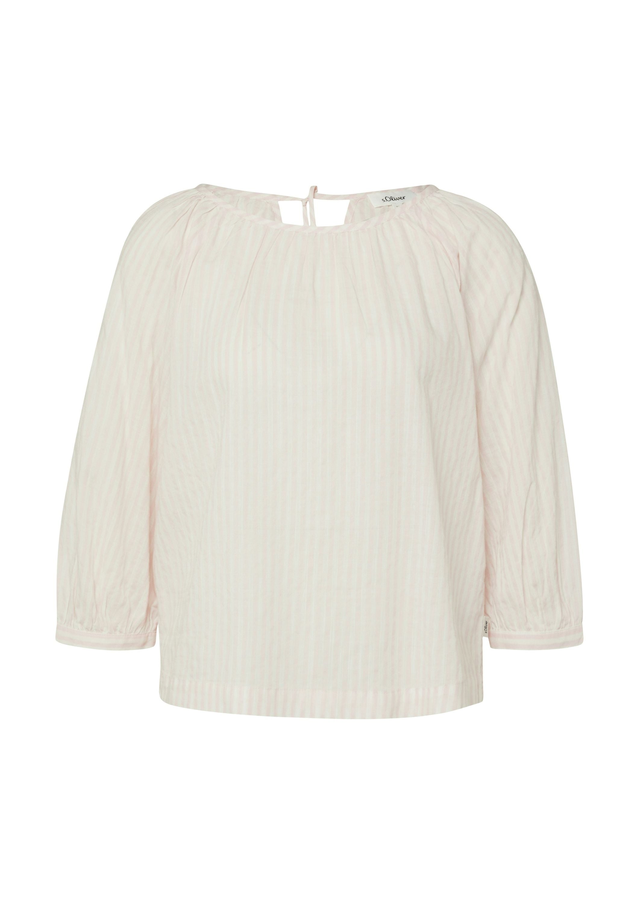Bluse Relaxed Fit aus Baumwollmix
