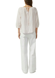 Bluse Relaxed Fit aus Baumwollmix