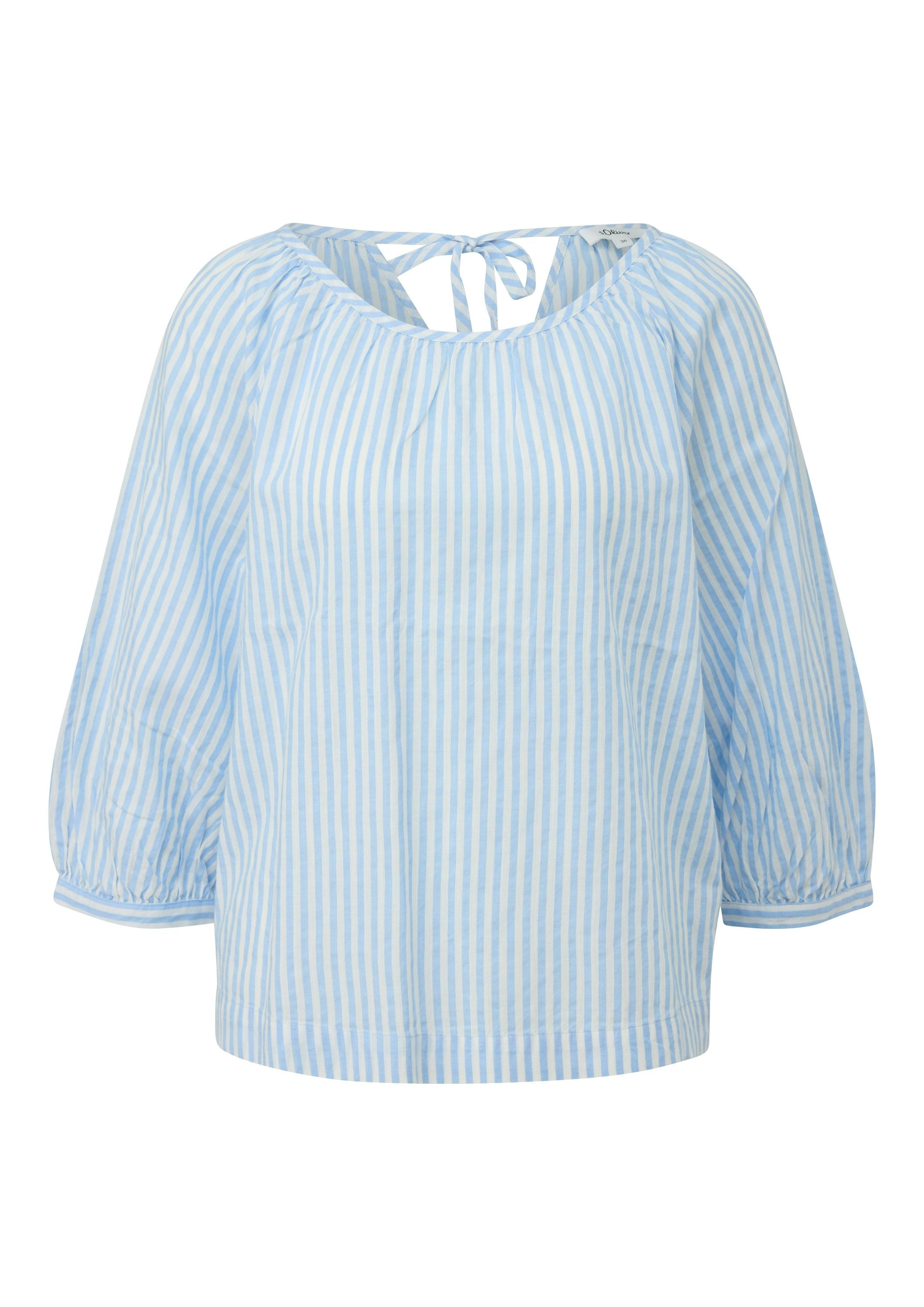 Bluse Relaxed Fit aus Baumwollmix