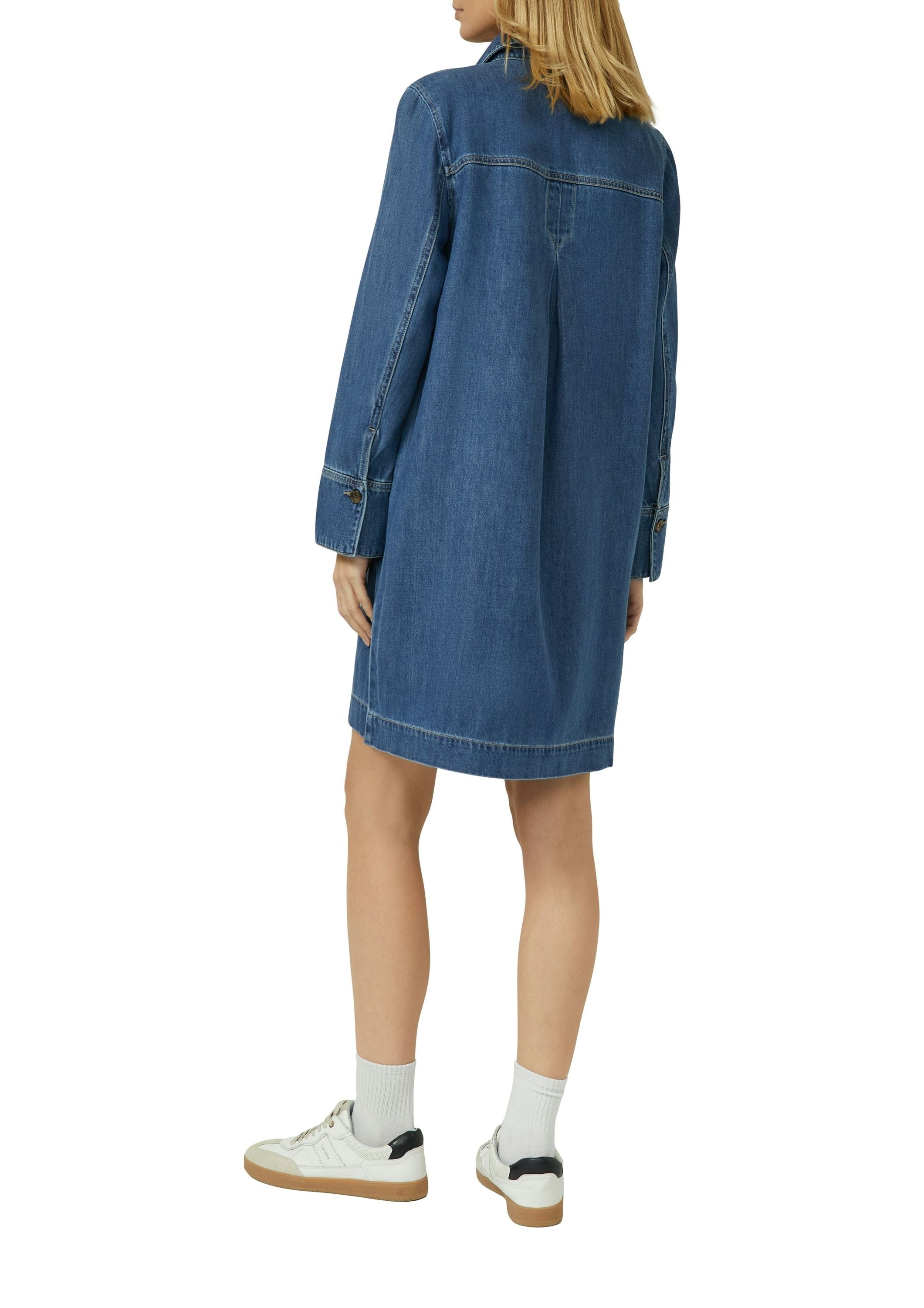 Jeanskleid Midi aus Lyocellmix