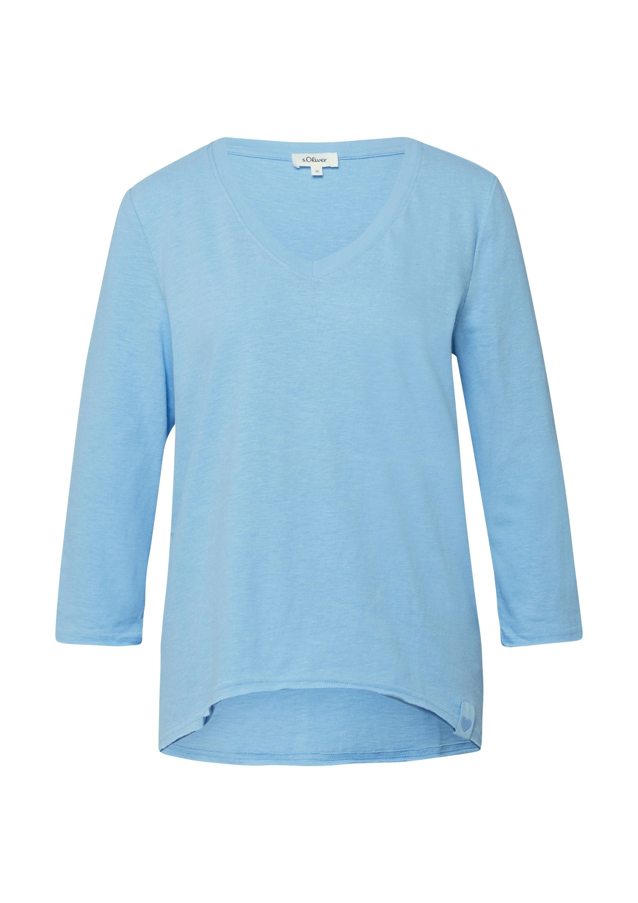 Langarmshirt aus Baumwolle