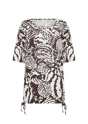 T-Shirt HEVIN aus Leinenmix
