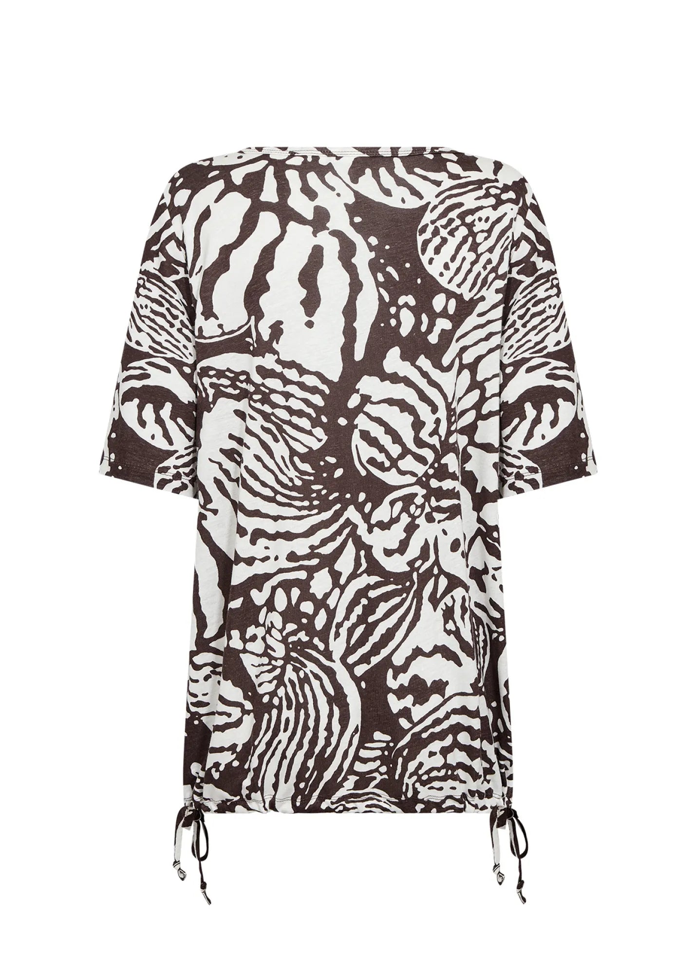 T-Shirt HEVIN aus Leinenmix