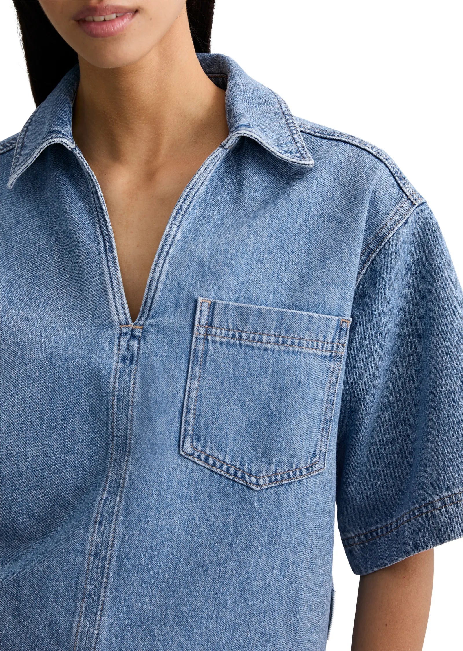 Jeans-Tunika Relaxed Fit