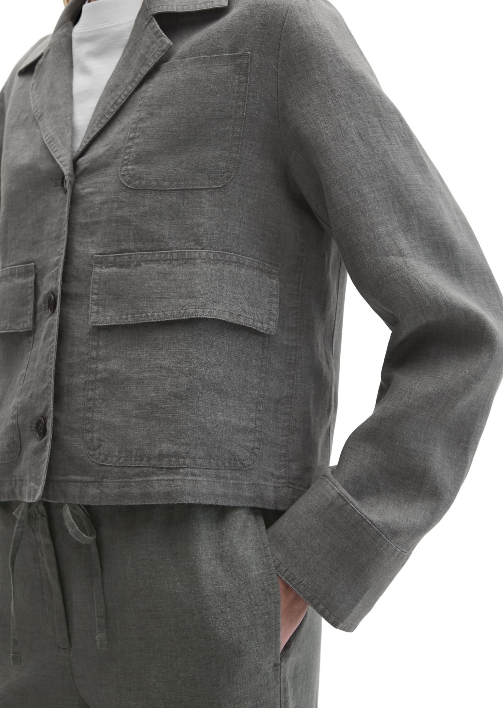 Leinenjacke Relaxed Fit