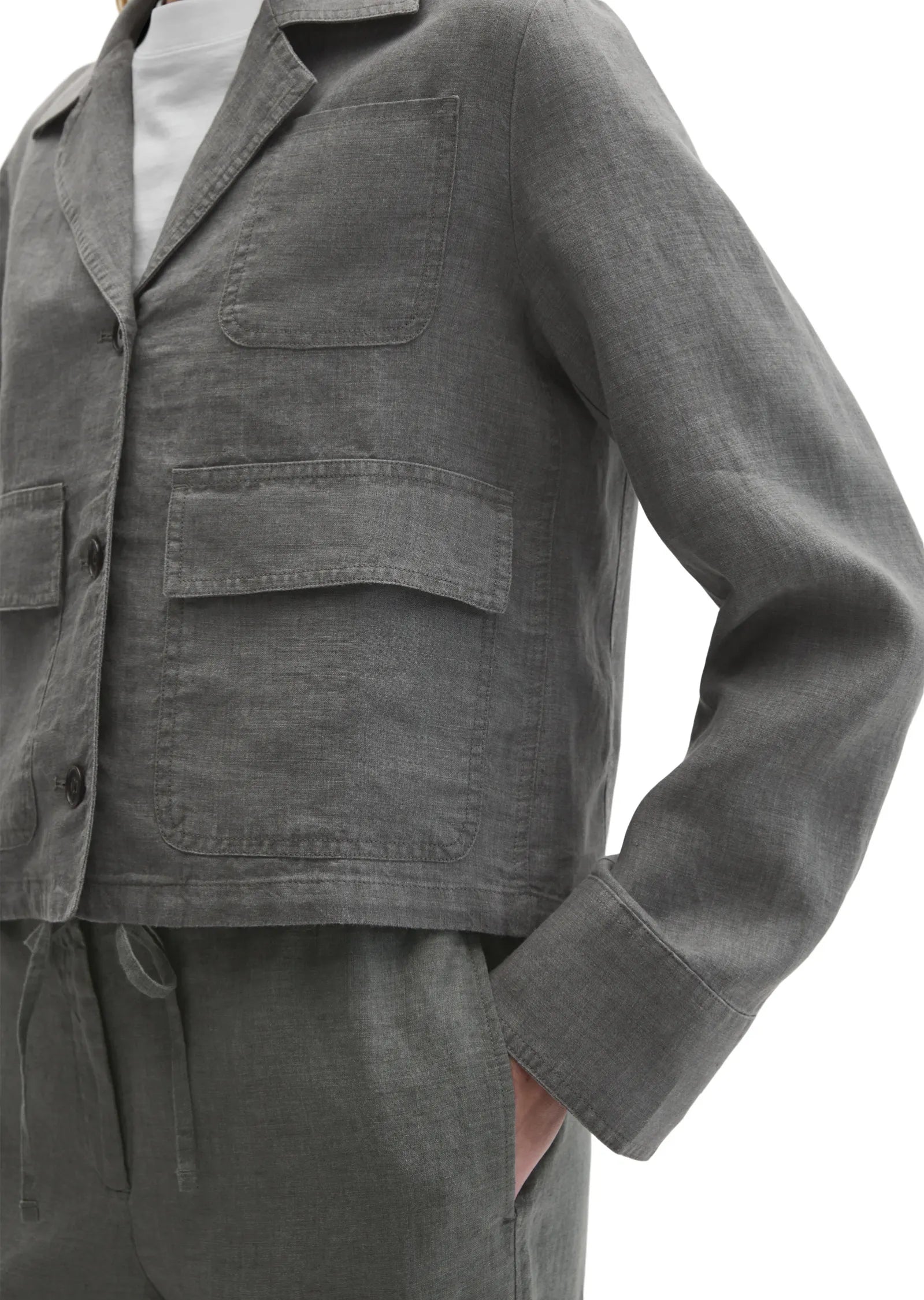 Leinenjacke Relaxed Fit