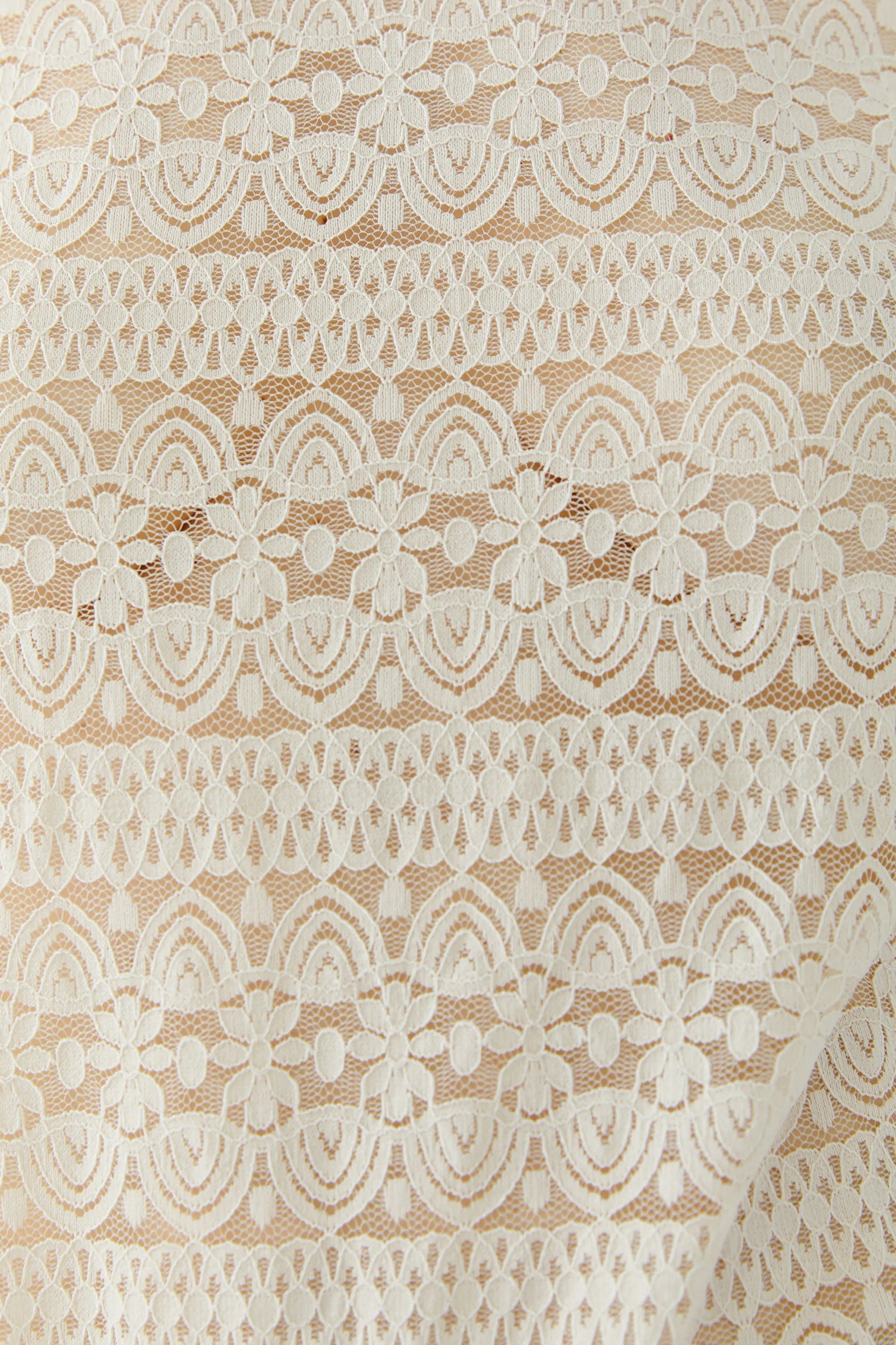 Langarmshirt aus Spitze