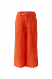 Leinenhose 3/4 Wide Leg